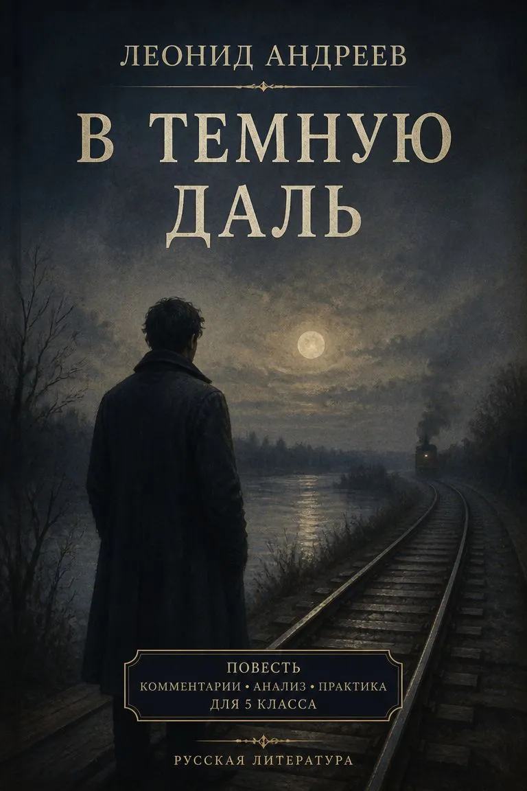 В темную даль — обложка книги