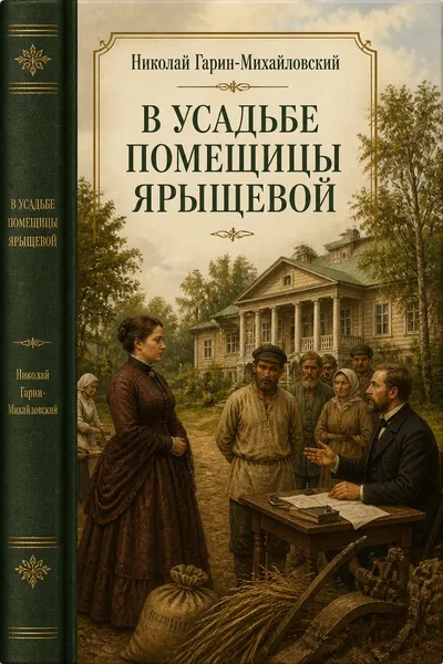 В усадьбе помещицы Ярыщевой — обложка книги