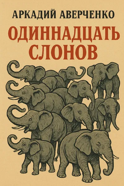 Одиннадцать слонов — обложка книги