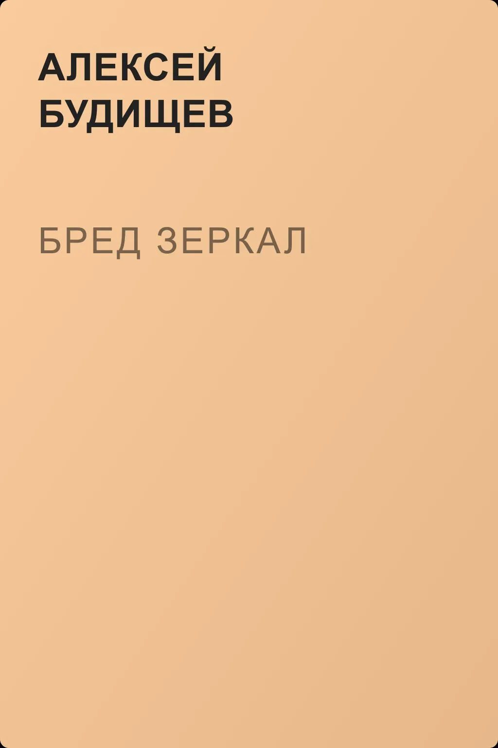Бред зеркал — обложка книги