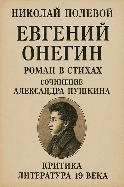 «Евгений Онегин», роман в стихах. Сочинение Александра Пушкина — обложка книги