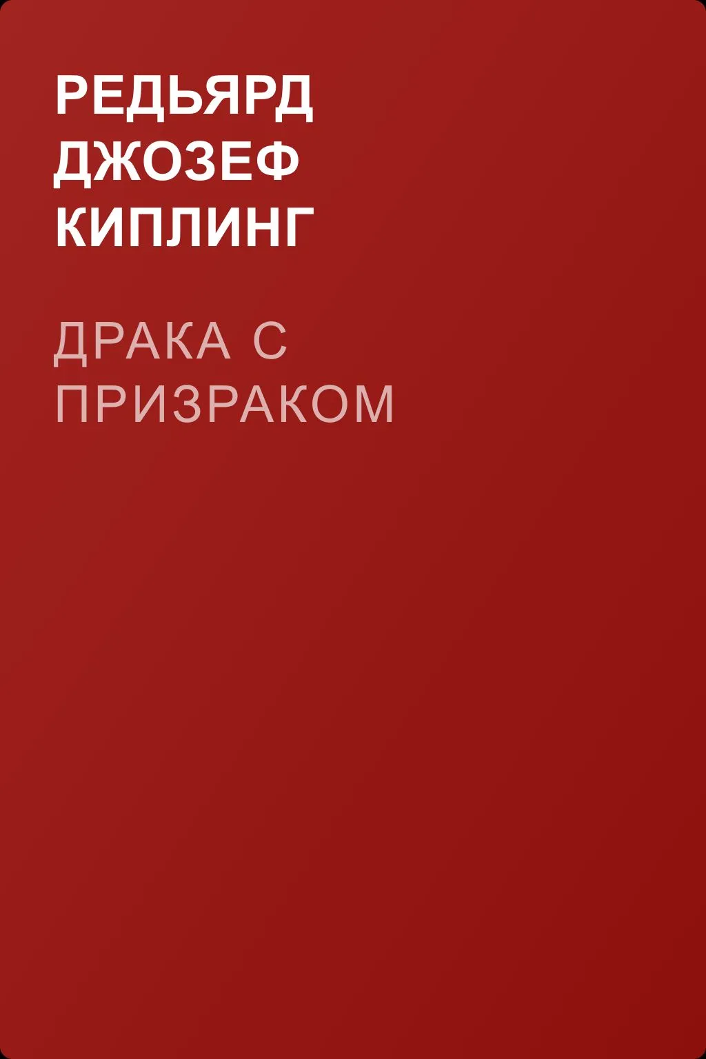 Драка с призраком — обложка книги