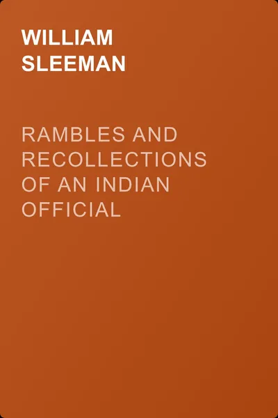 Rambles and Recollections of an Indian Official — обложка книги