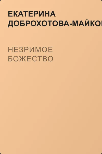 Незримое божество — обложка книги