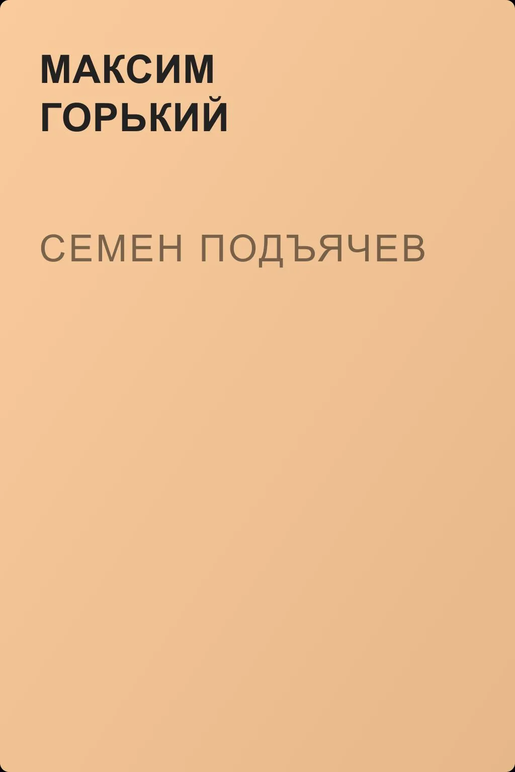 Семен Подъячев — обложка книги