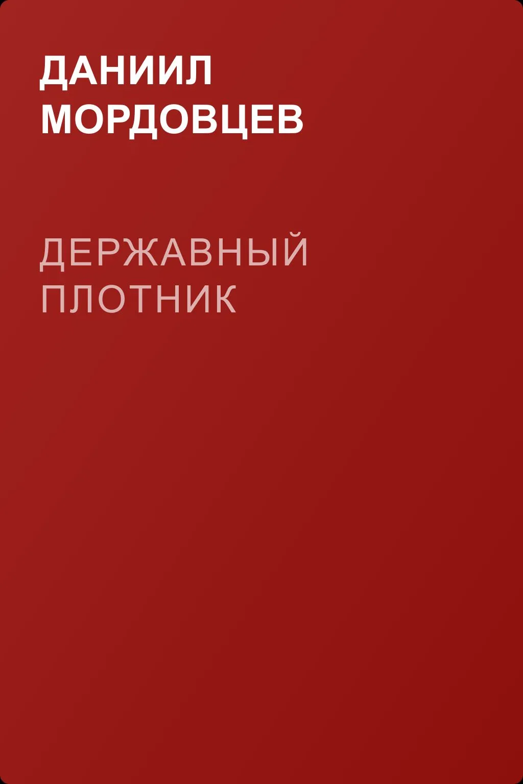Державный плотник — обложка книги