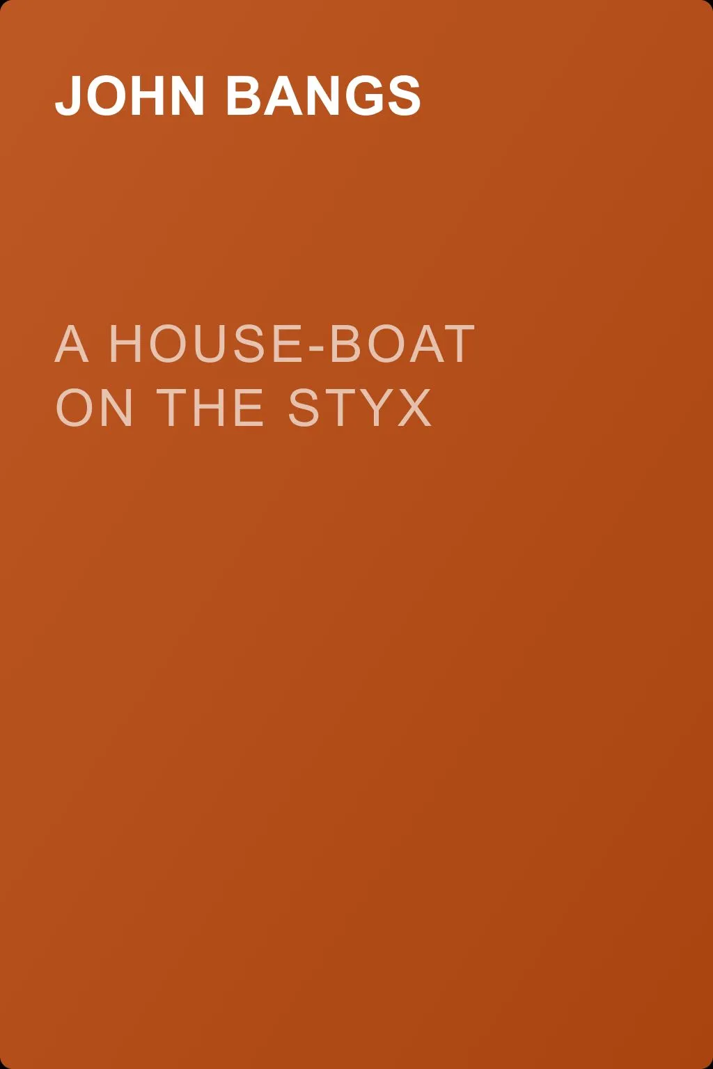 A House-Boat on the Styx — обложка книги