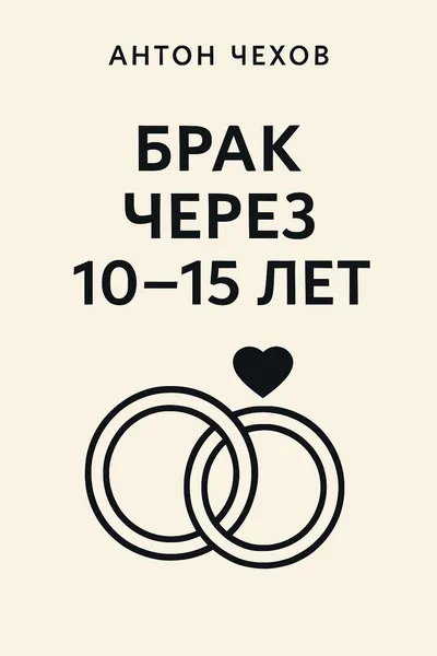 Брак через 10–15 лет — обложка книги