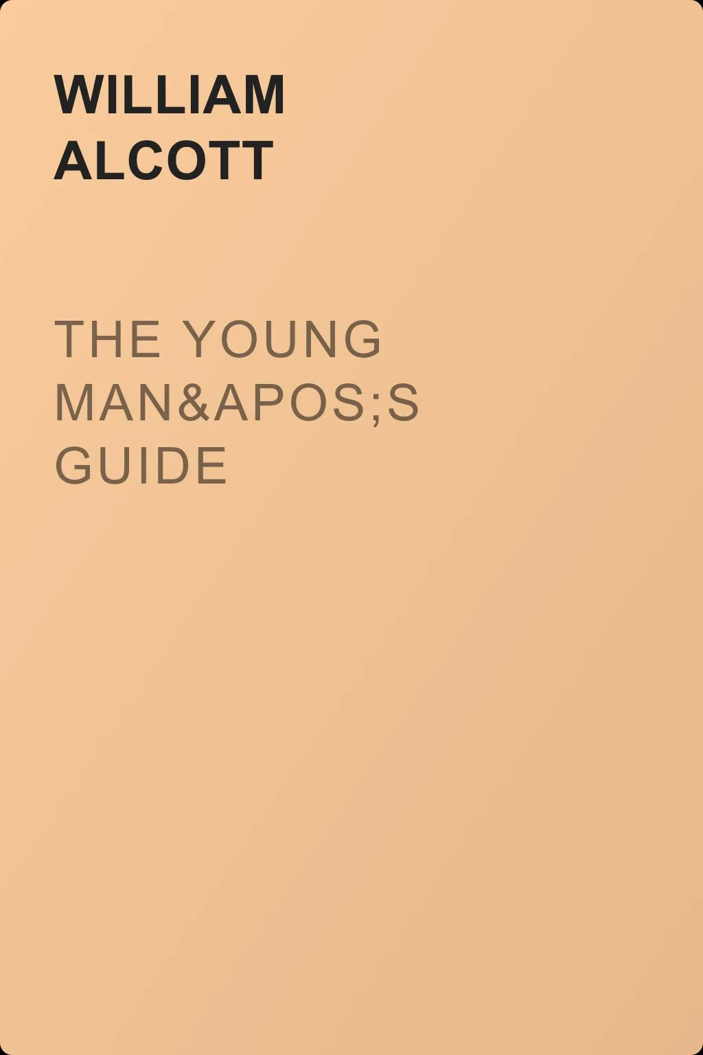 The Young Man's Guide — обложка книги