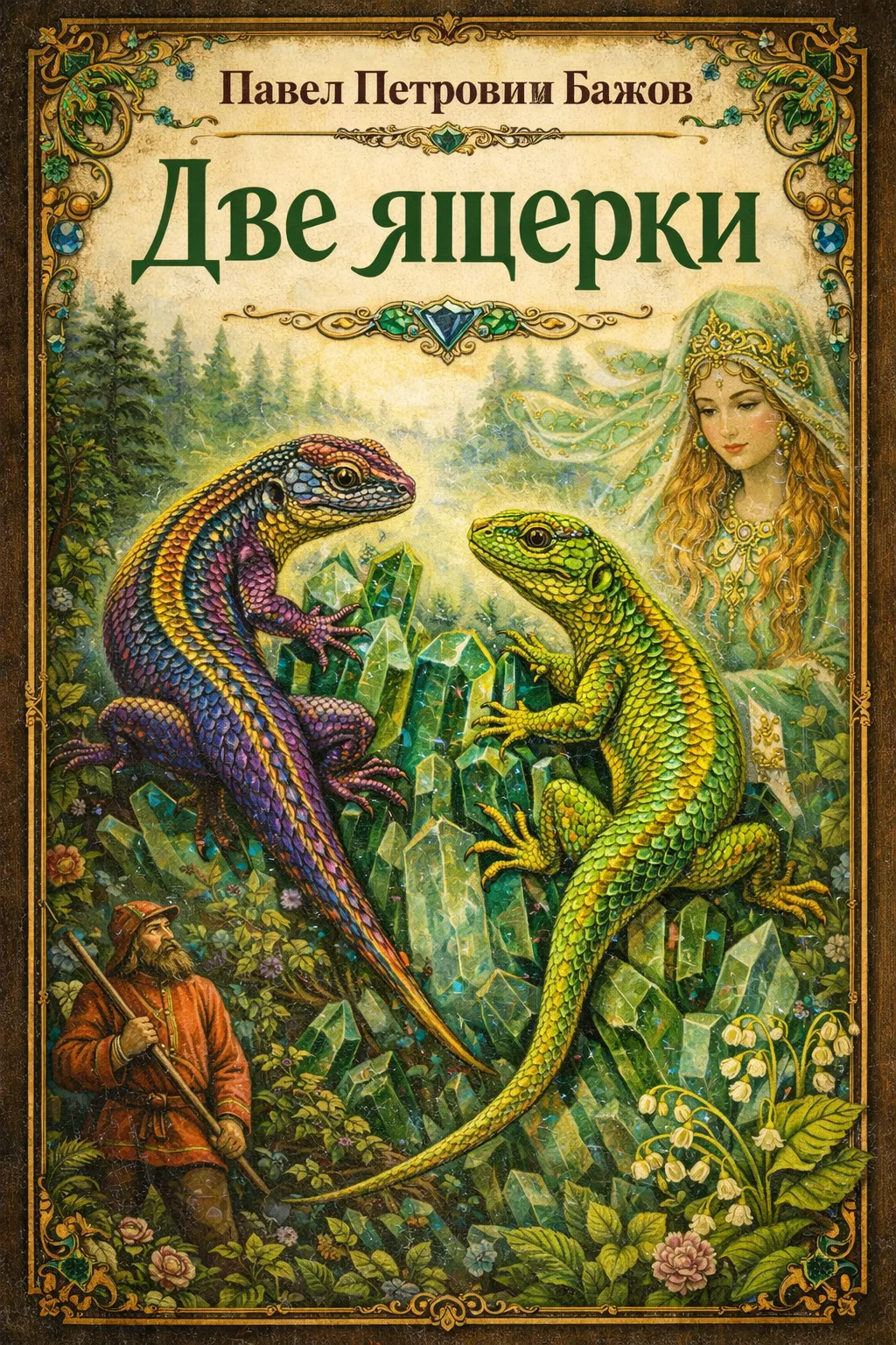 Две ящерки — обложка книги