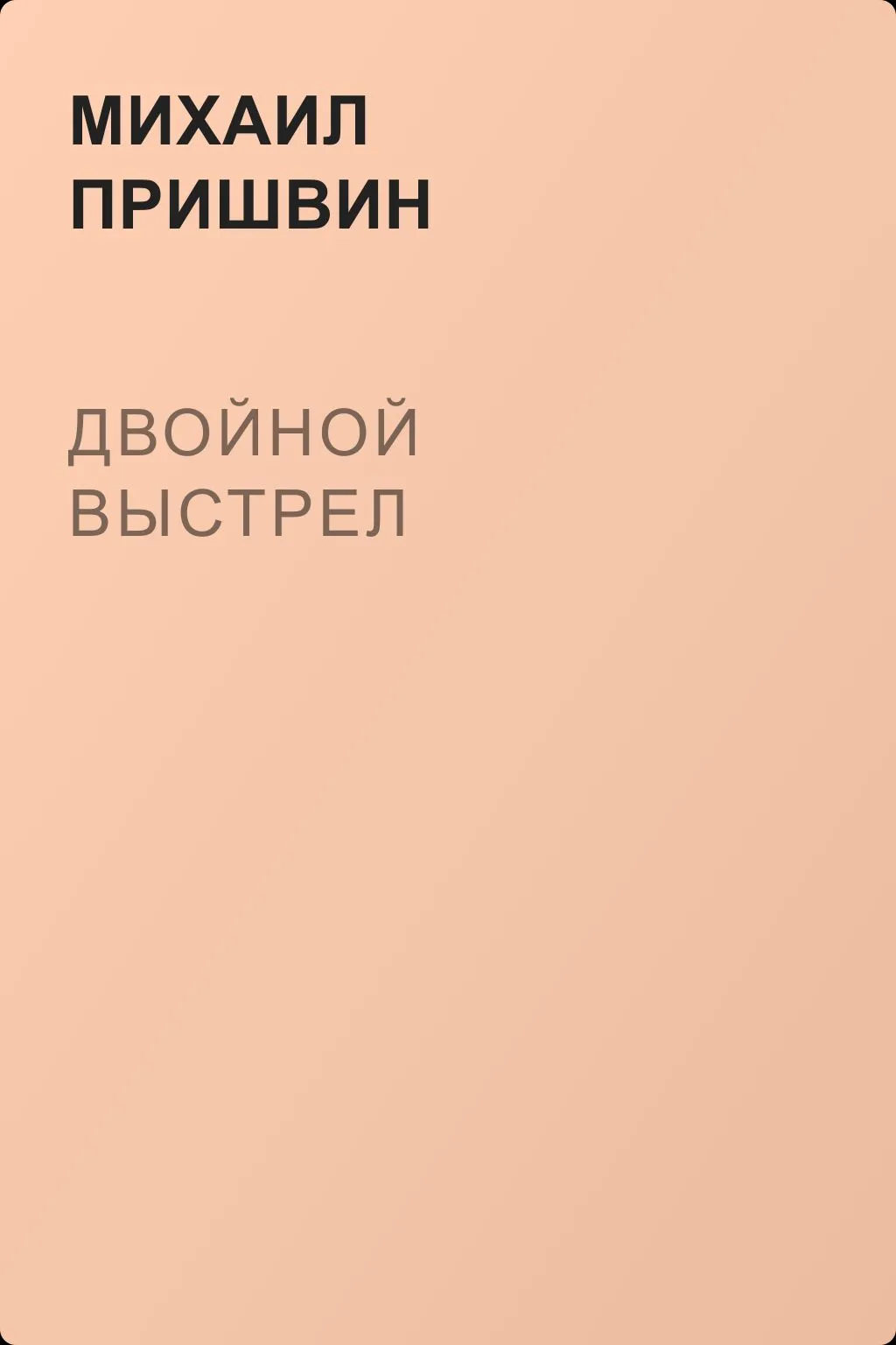 Двойной выстрел — обложка книги