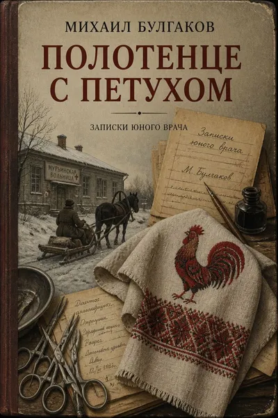 Полотенце с петухом — обложка книги