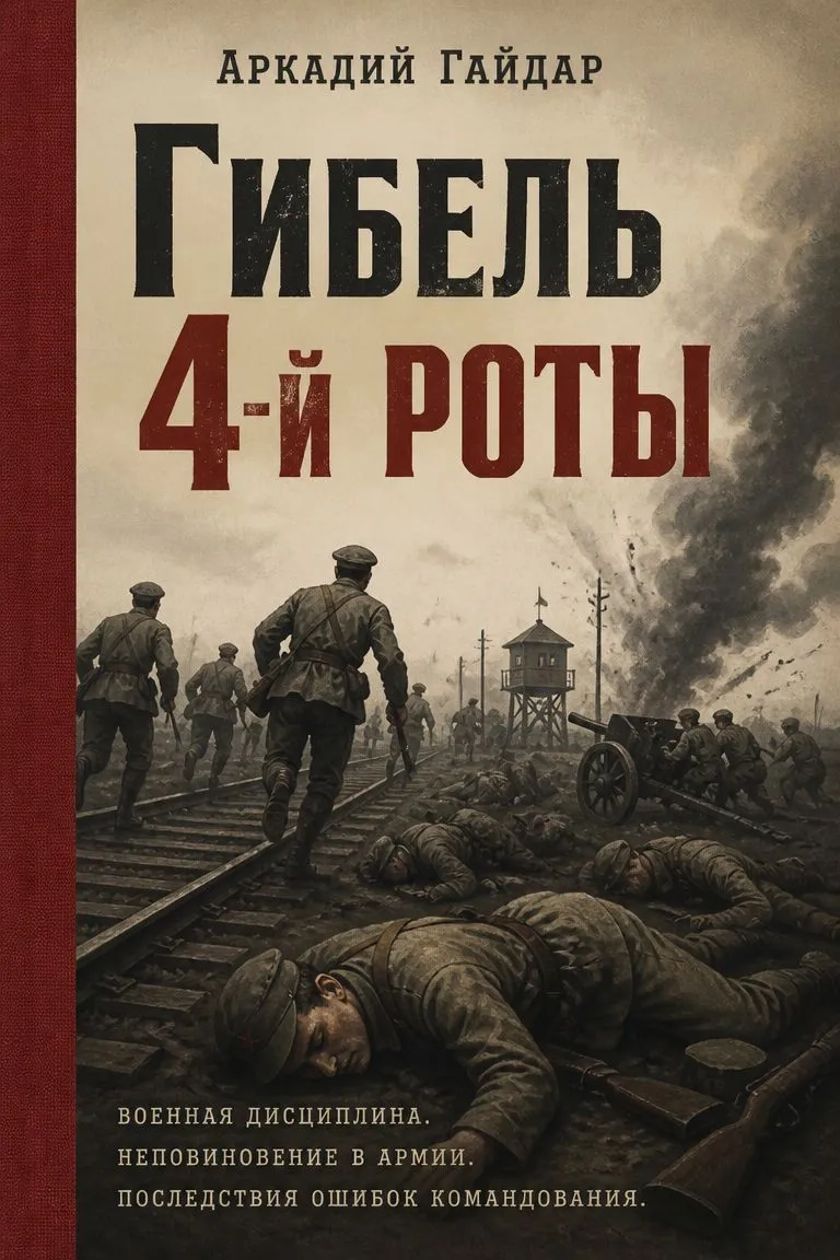 Гибель 4-й роты — обложка книги