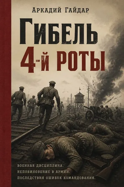 Гибель 4-й роты — обложка книги