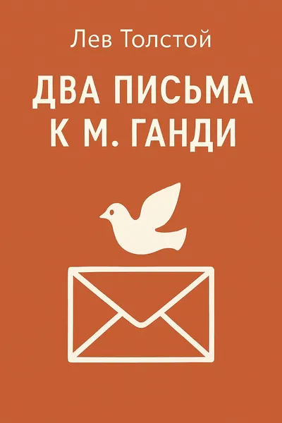 Два письма к М. Ганди — обложка книги