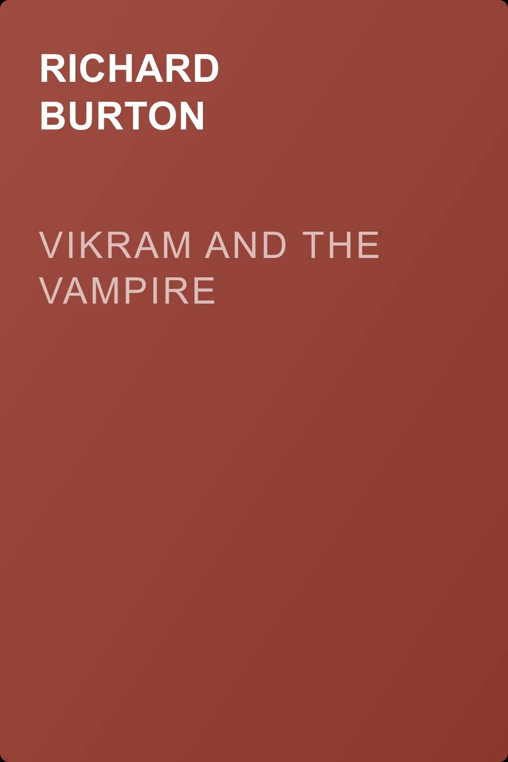 Vikram and the Vampire — обложка книги