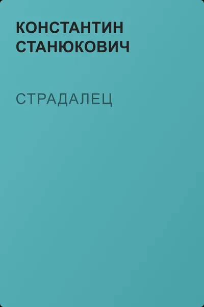 Страдалец — обложка книги