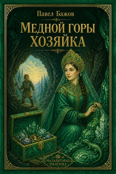 Медной горы Хозяйка — обложка книги
