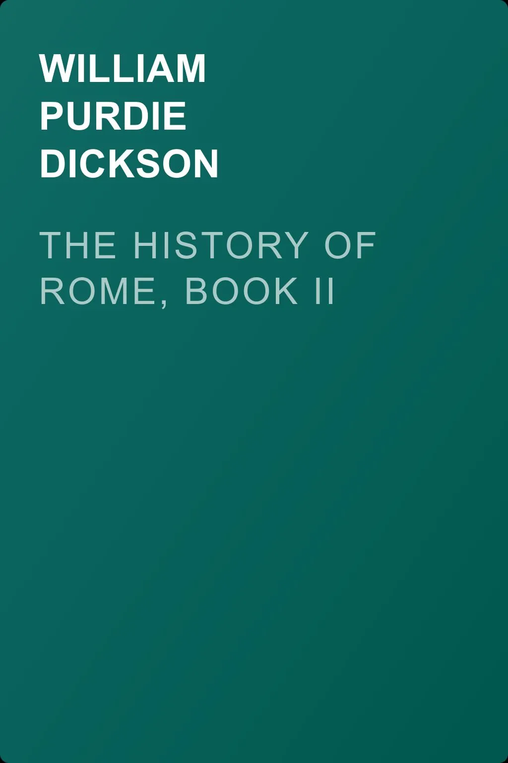 The History of Rome, Book II — обложка книги
