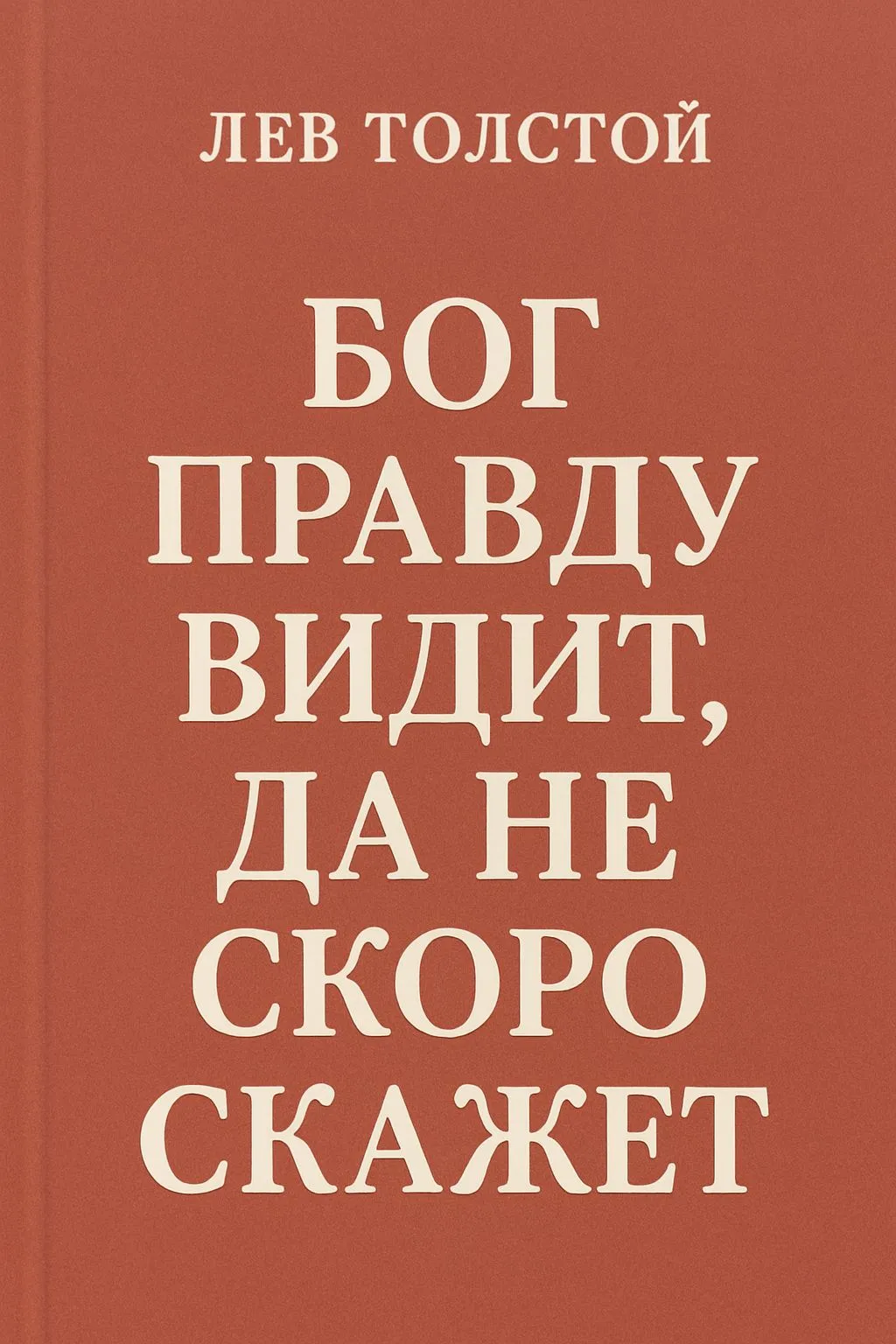 Бог правду видит, да не скоро скажет — обложка книги