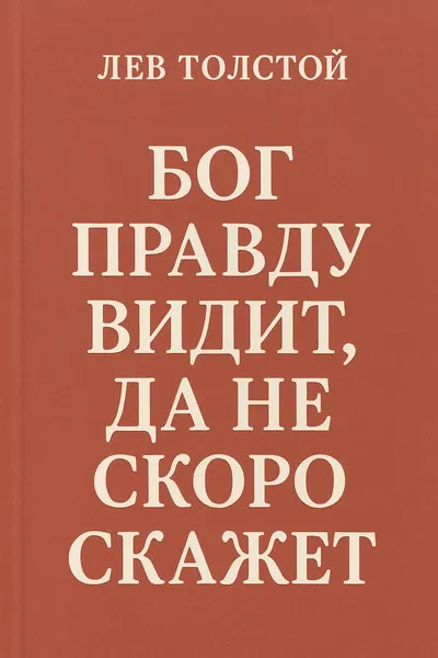 Бог правду видит, да не скоро скажет — обложка книги