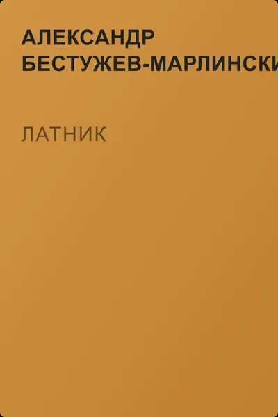 Латник — обложка книги