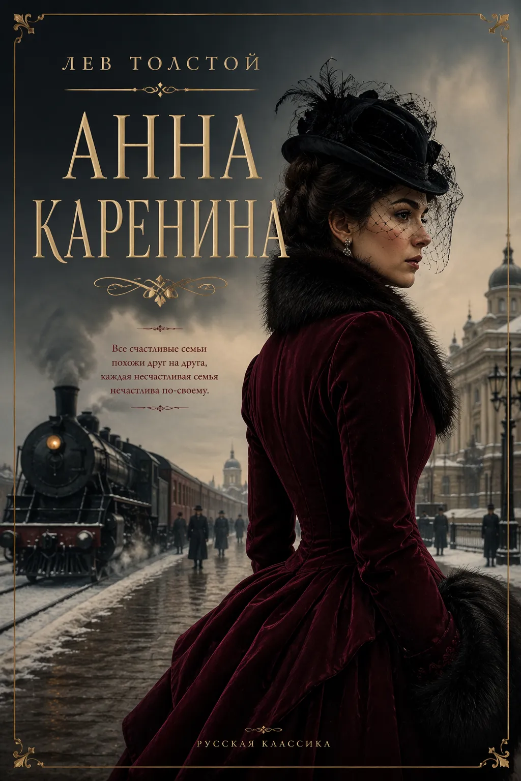 Анна Каренина — обложка книги