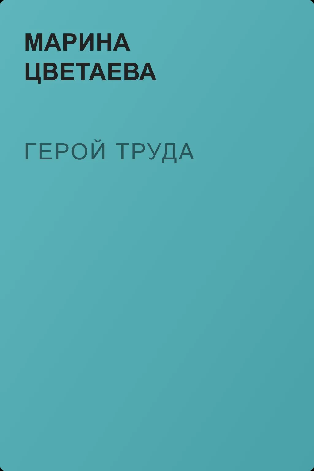 Герой труда — обложка книги