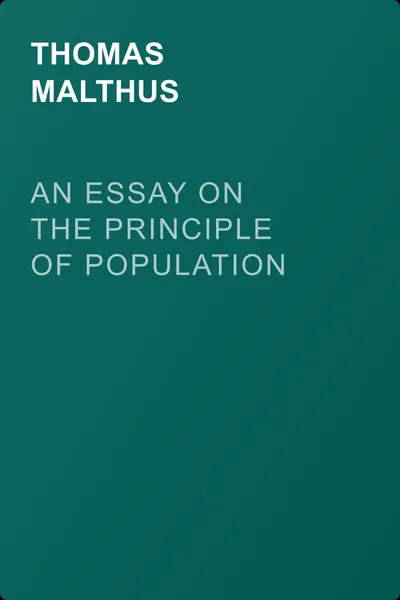 An Essay on the Principle of Population — обложка книги