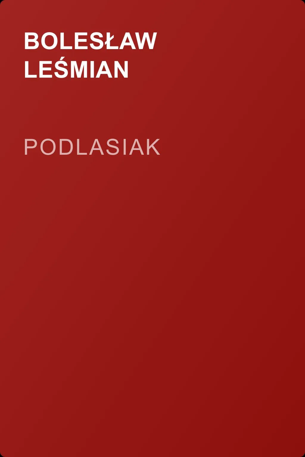 Podlasiak — обложка книги