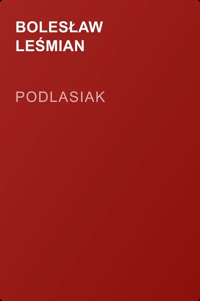Podlasiak — обложка книги