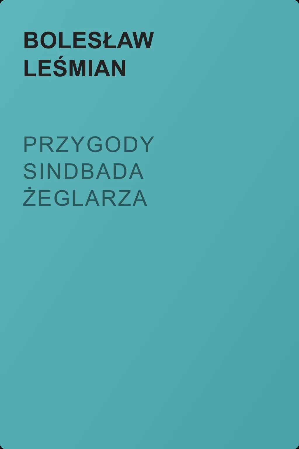 Przygody Sindbada żeglarza — обложка книги