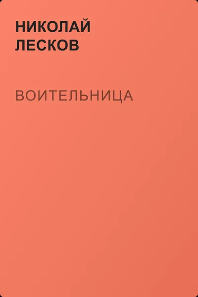 Воительница — обложка книги