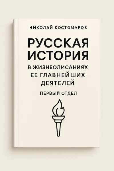 Русская история в жизнеописаниях ее главнейших деятелей. Первый отдел — обложка книги