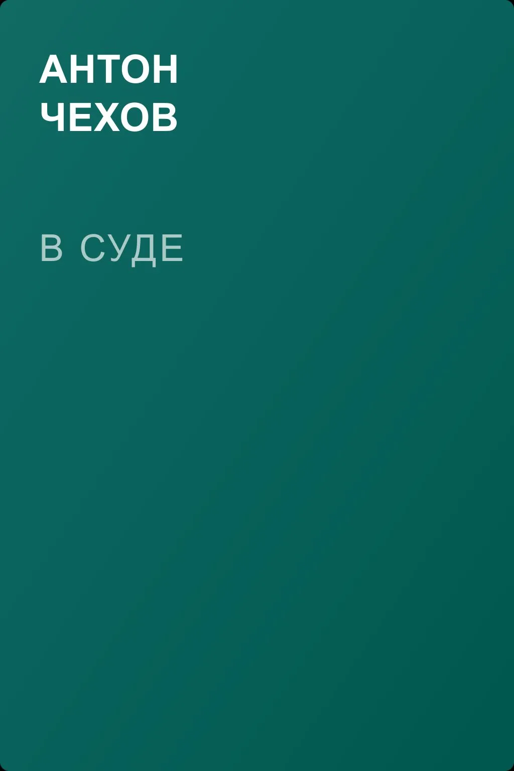 В суде — обложка книги