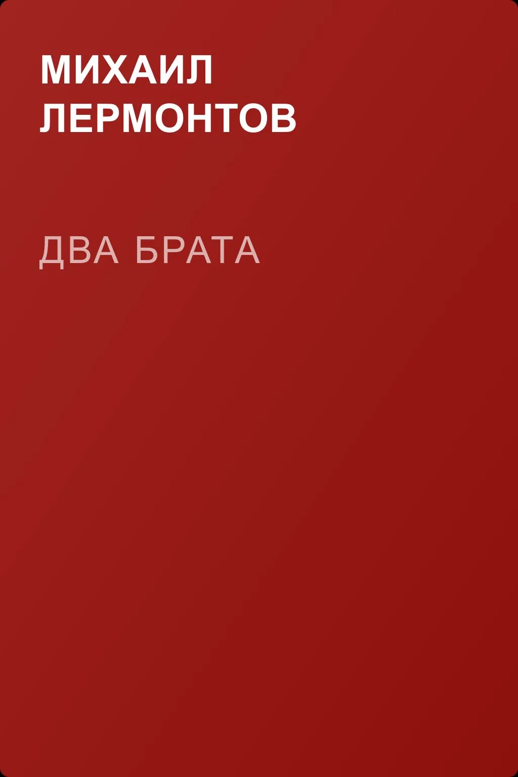 Два брата — обложка книги