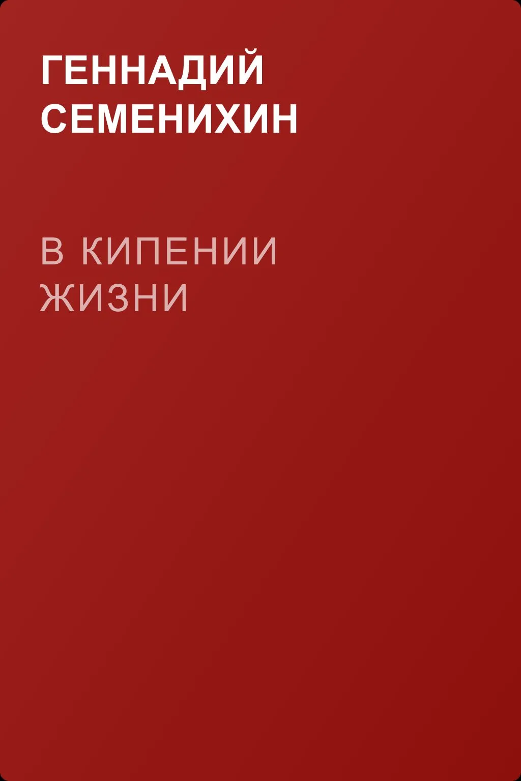 В кипении жизни — обложка книги