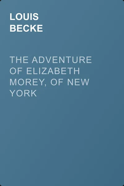 The Adventure Of Elizabeth Morey, of New York — обложка книги