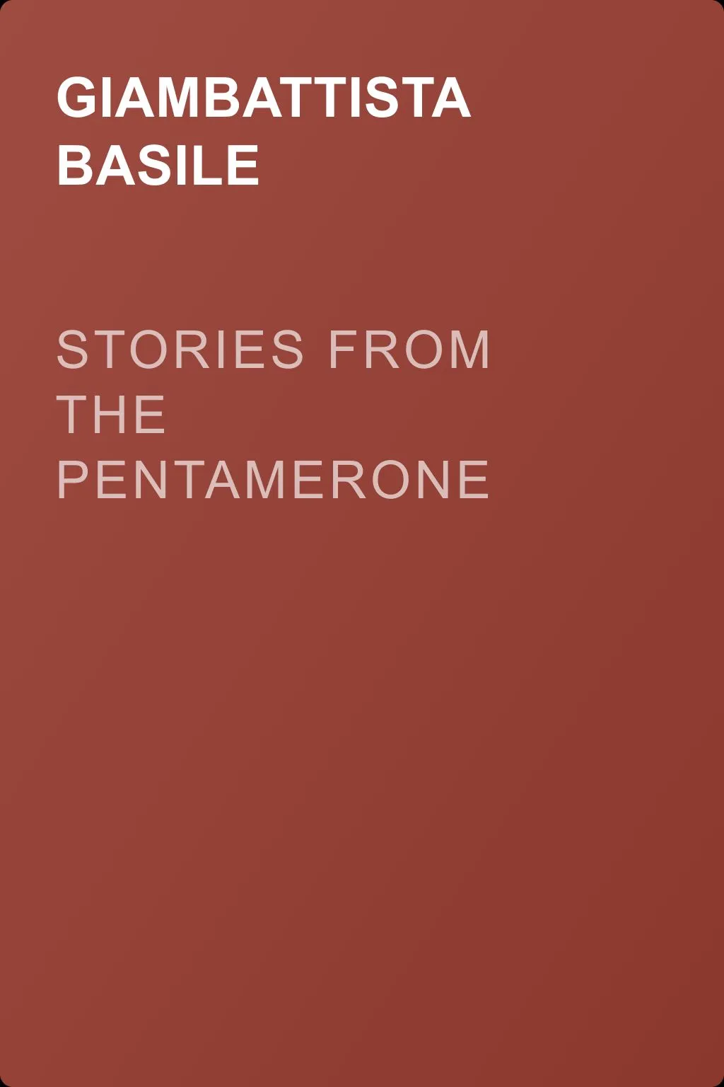Stories from the Pentamerone — обложка книги