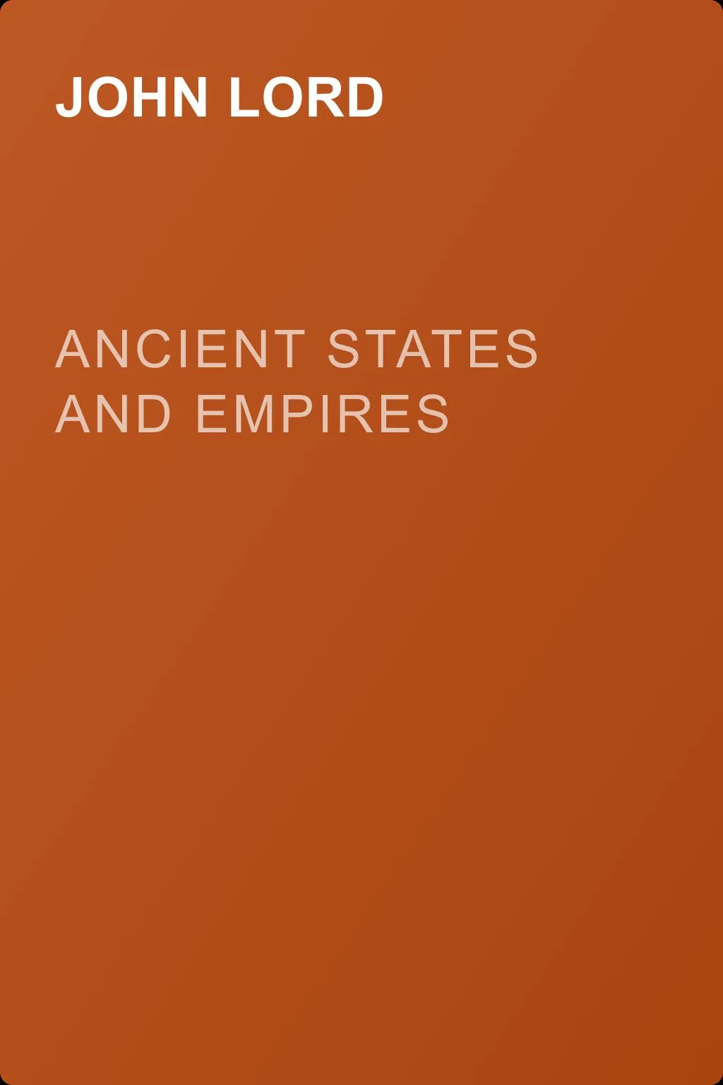 Ancient States and Empires — обложка книги