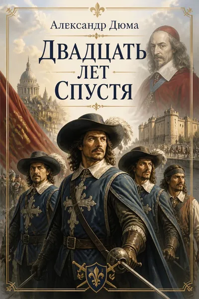Двадцать лет спустя — обложка книги