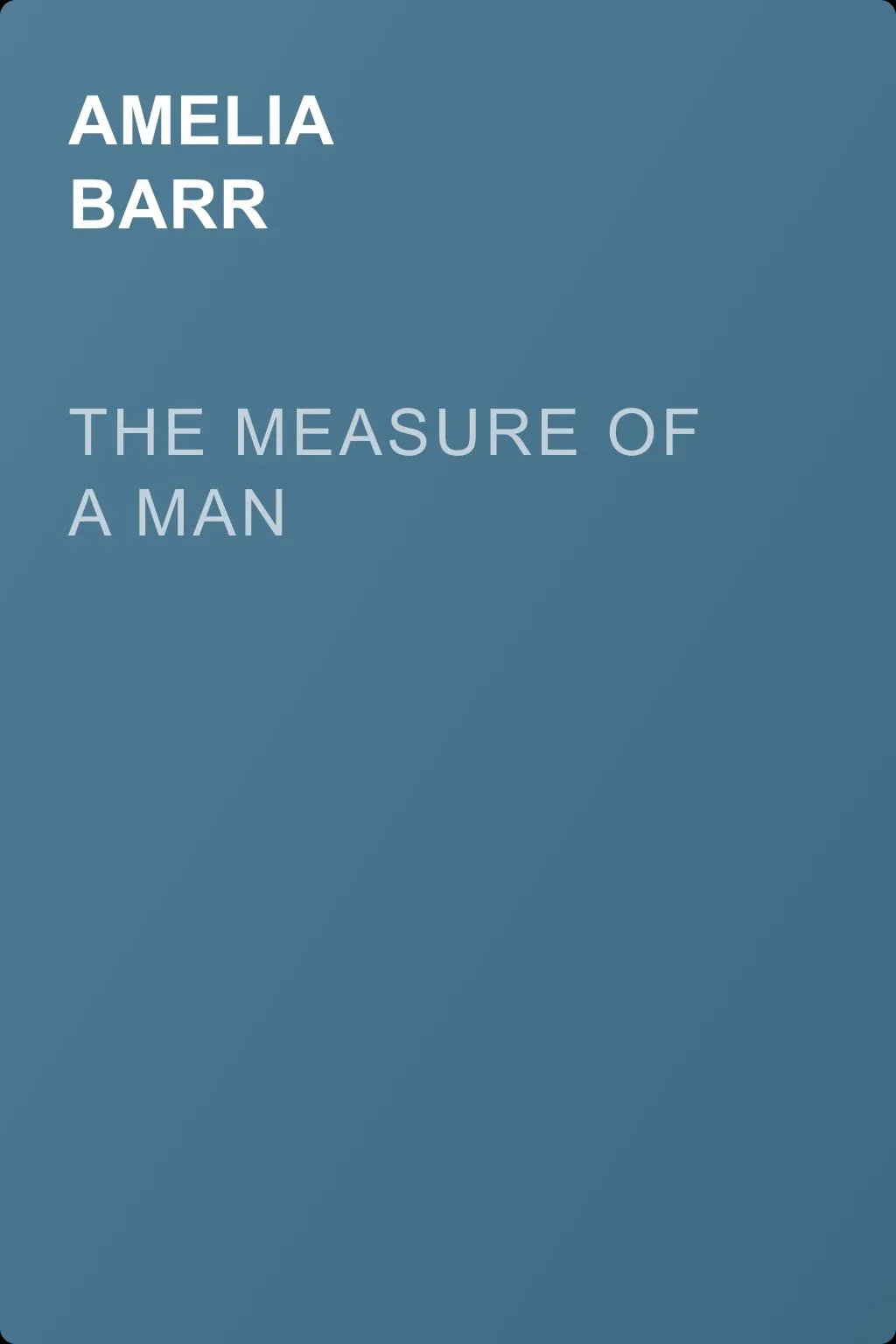 The Measure of a Man — обложка книги