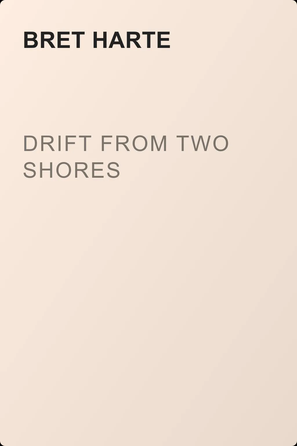 Drift from Two Shores — обложка книги
