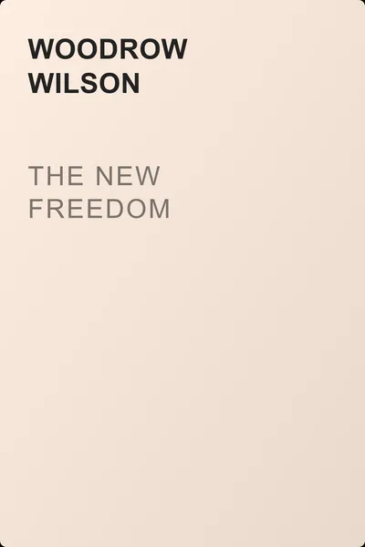 The New Freedom — обложка книги