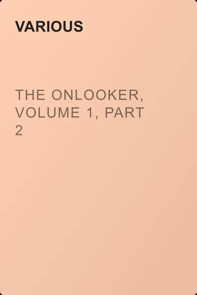 The Onlooker, Volume 1, Part 2 — обложка книги