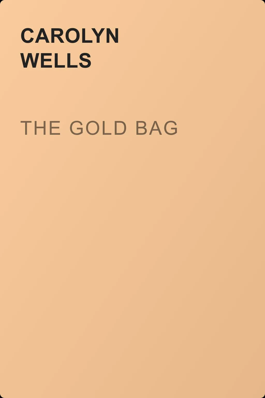 The Gold Bag — обложка книги