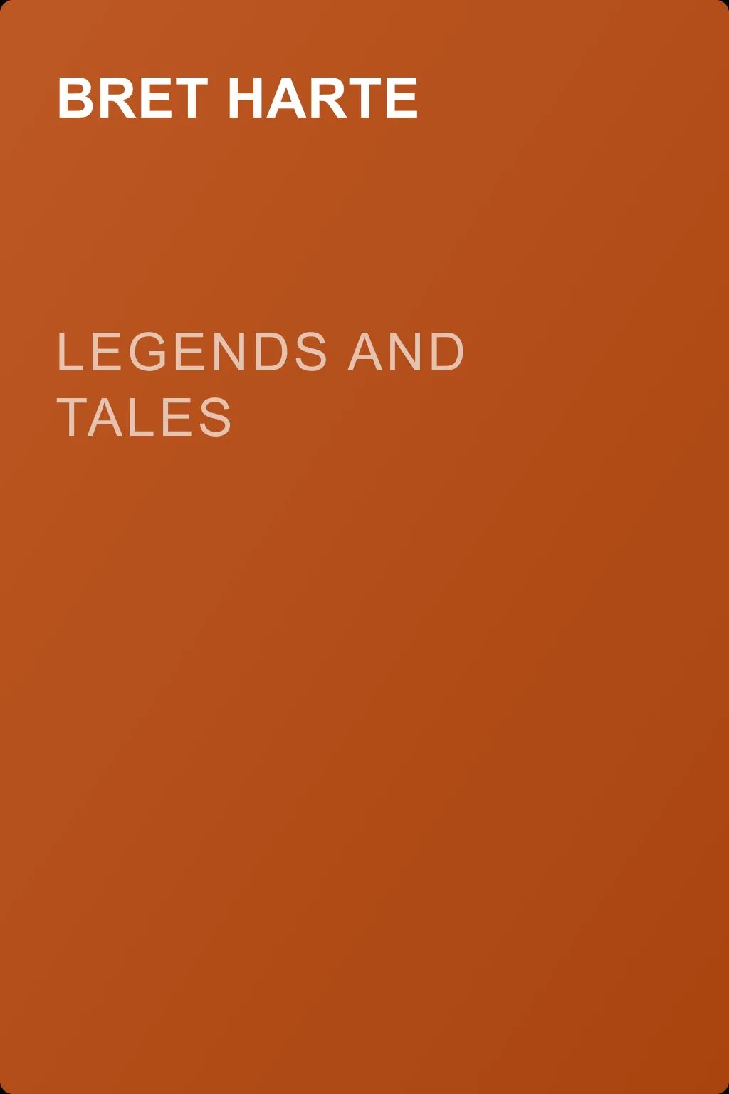 Legends and Tales — обложка книги