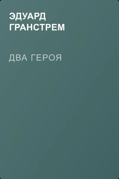 Два героя — обложка книги