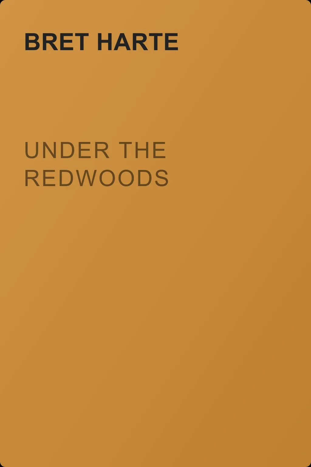 Under the Redwoods — обложка книги