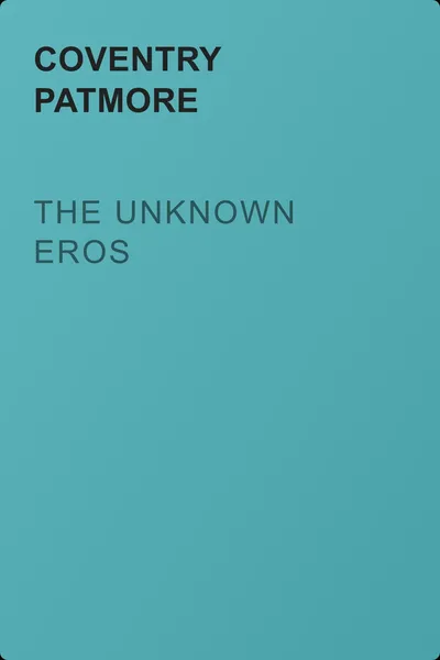 The Unknown Eros — обложка книги